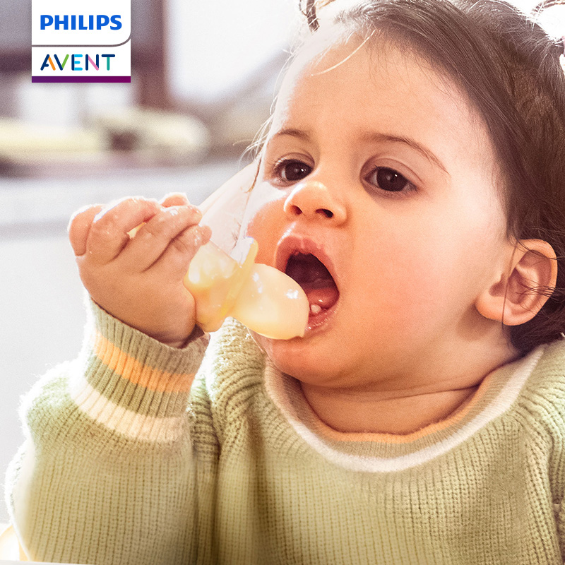 Baby Food Eating - PHILIPS AVENT gel di silice Cucchiaino