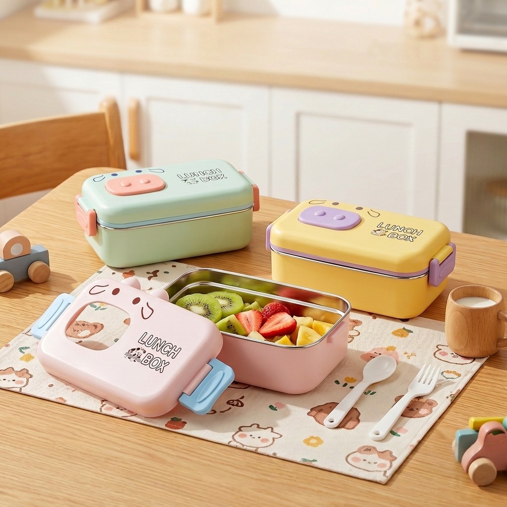 Baby Food Organizer - Contenitore per Alimenti in Acciaio Inox