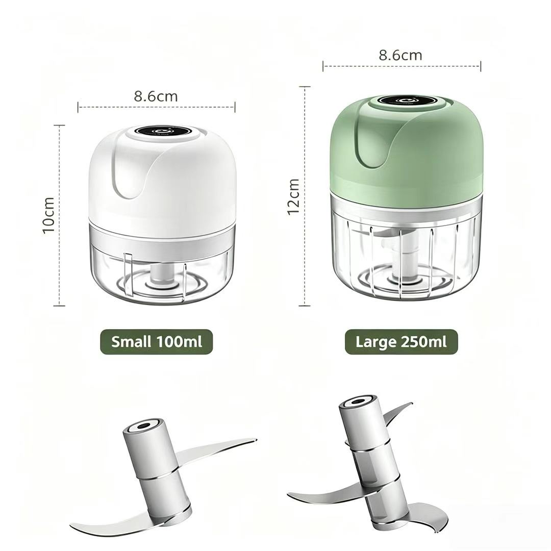 Baby Food Vegetables - Tritatutto Elettrico Ricaricabile USB 23W, Mini