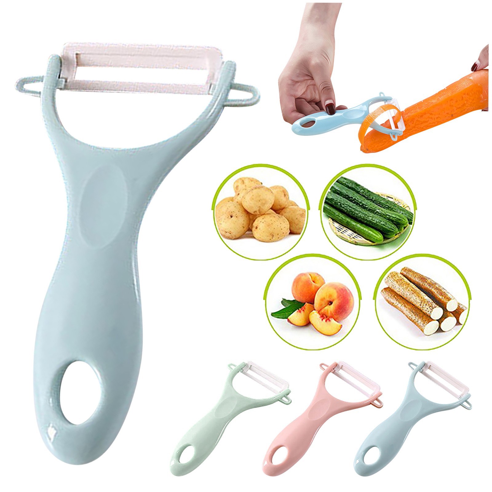 Baby Food Vegetables - Pelapatate creativo in ceramica pratico multifunzione