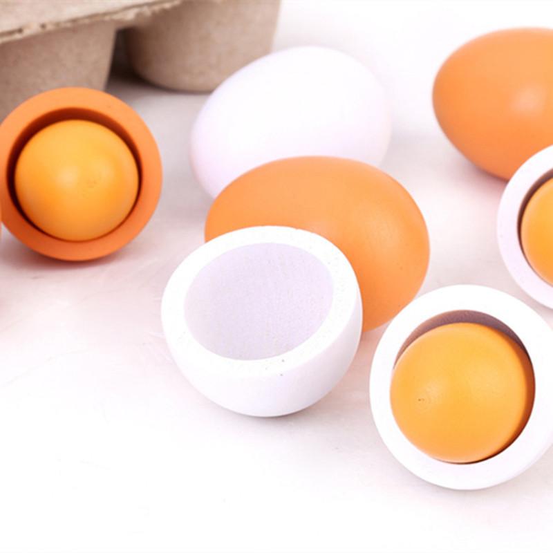 Baby Food Egg - 6 pezzi da cucina uova artificiali