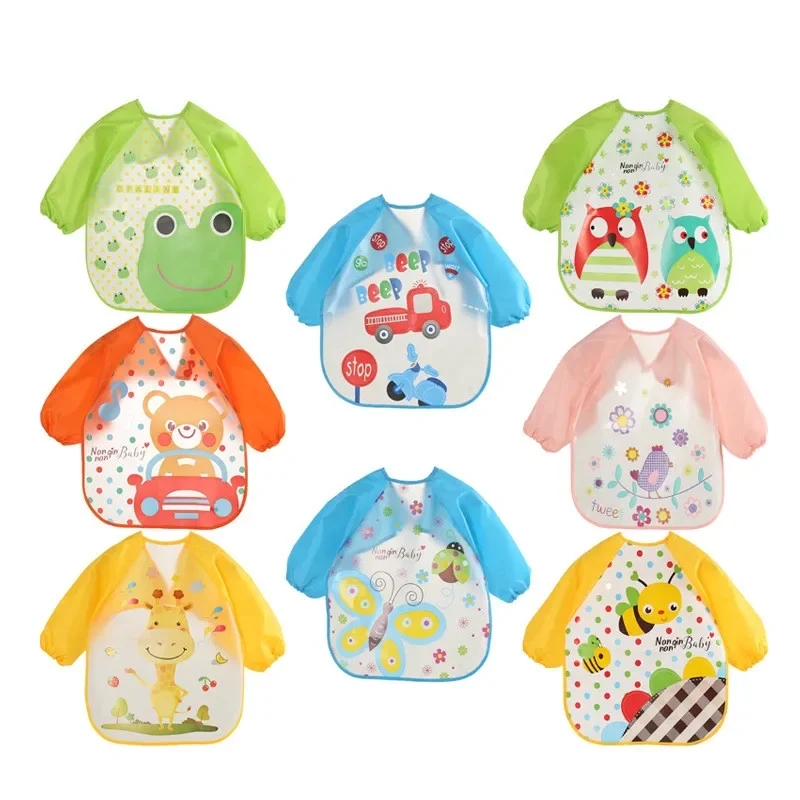 Baby Food Apron - Bavaglini per bambini a maniche lunghe