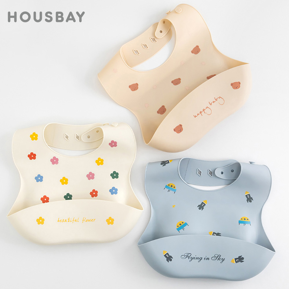 Baby Food Apron - Bavaglini in Silicone morbido impermeabile sciarpa
