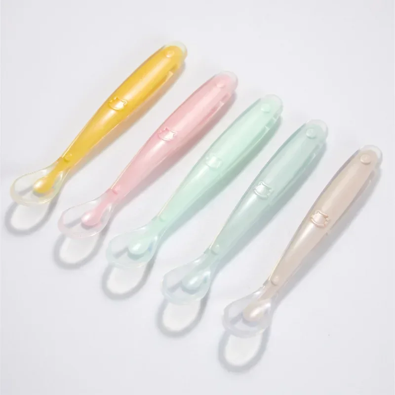 Baby Food Nutrition - Cucchiaio per bambini in silicone morbido