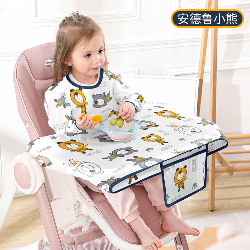 Baby Food Apron - Copritavolo bavaglino neonato sedia da pranzo