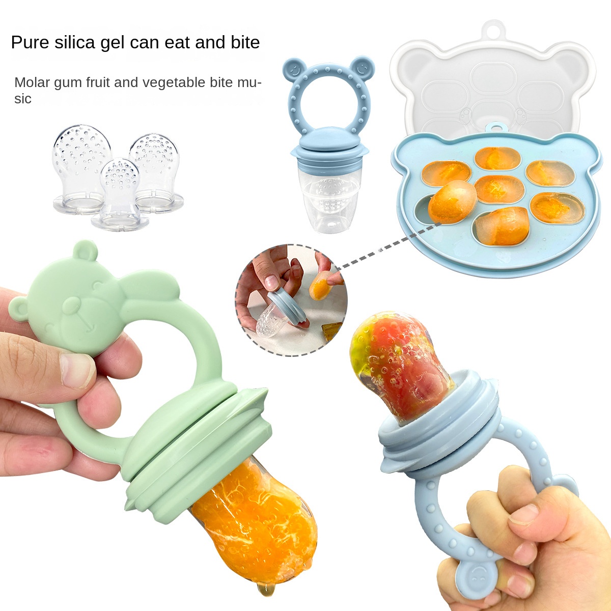 Baby Food Nutrition - Massaggiagengive in Silicone per uso alimentare