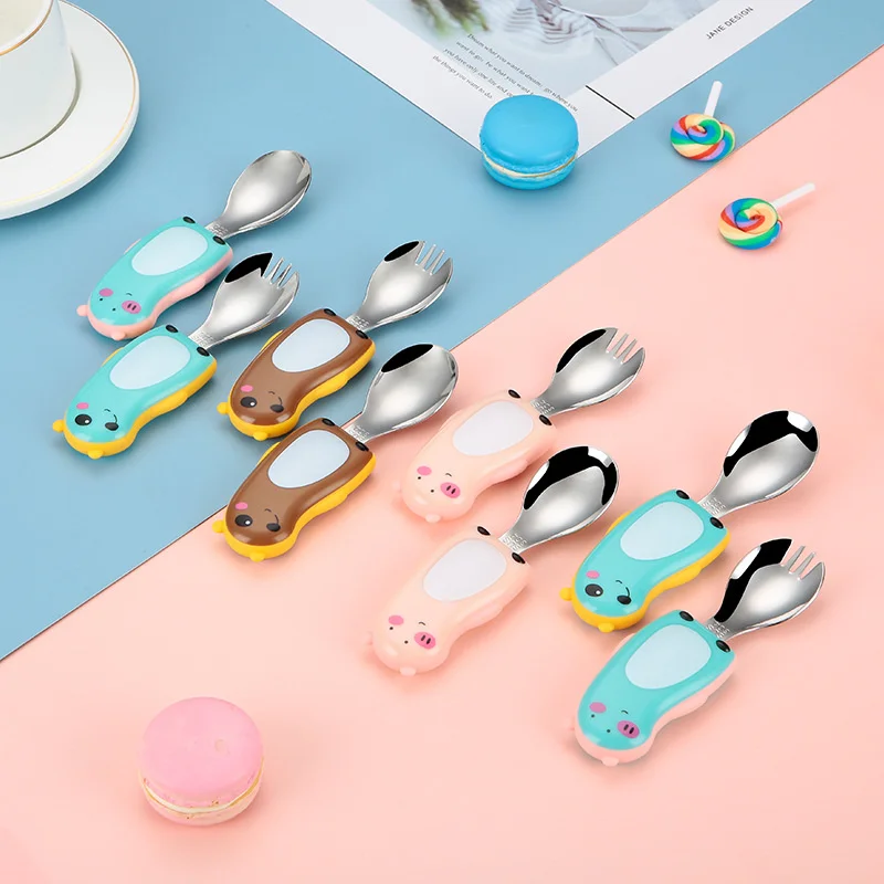 Baby Food Knife Set - 304 set di stoviglie portatili per
