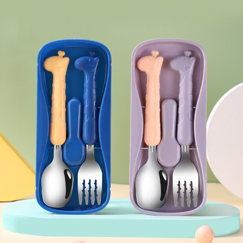 2 pezzi di stoviglie per bambi - Baby Food Eating recensione e prezzo