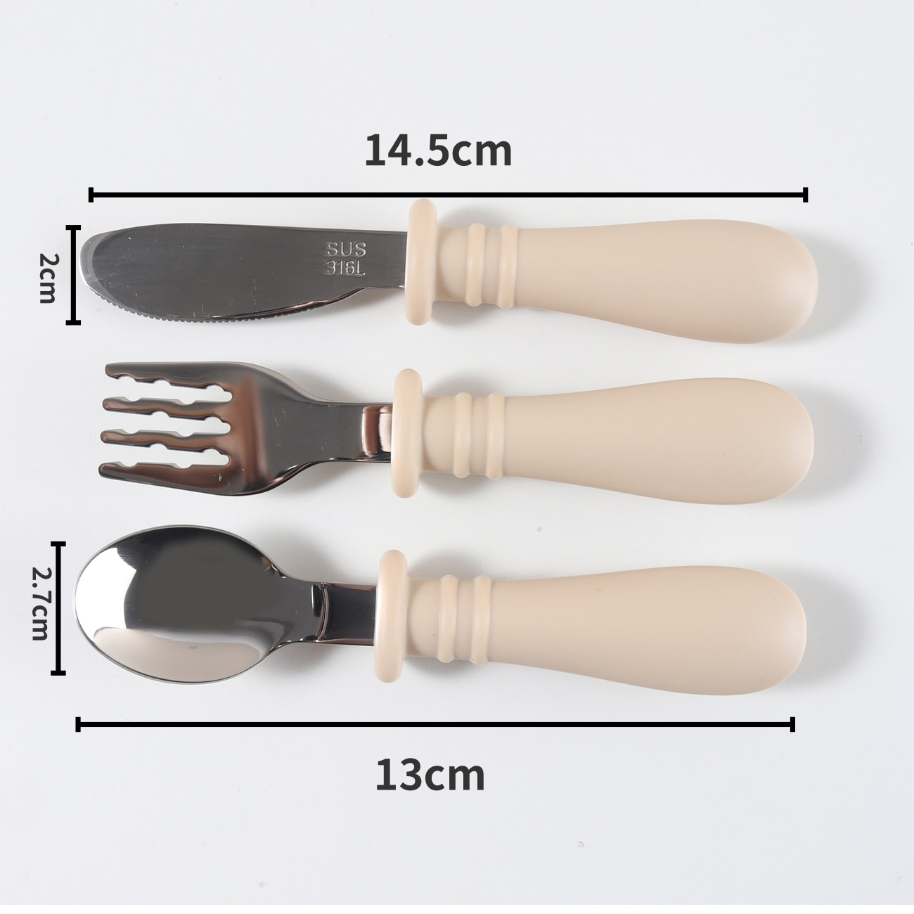 Set di Cucchiaio, Forchetta e  - Baby Food Knife Set recensione e prezzo