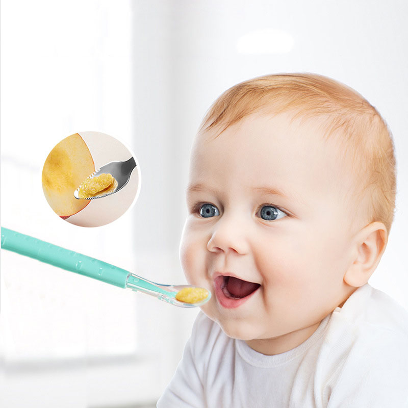 Cucchiaio raschietto a doppia  - Baby Food Eating recensione e prezzo