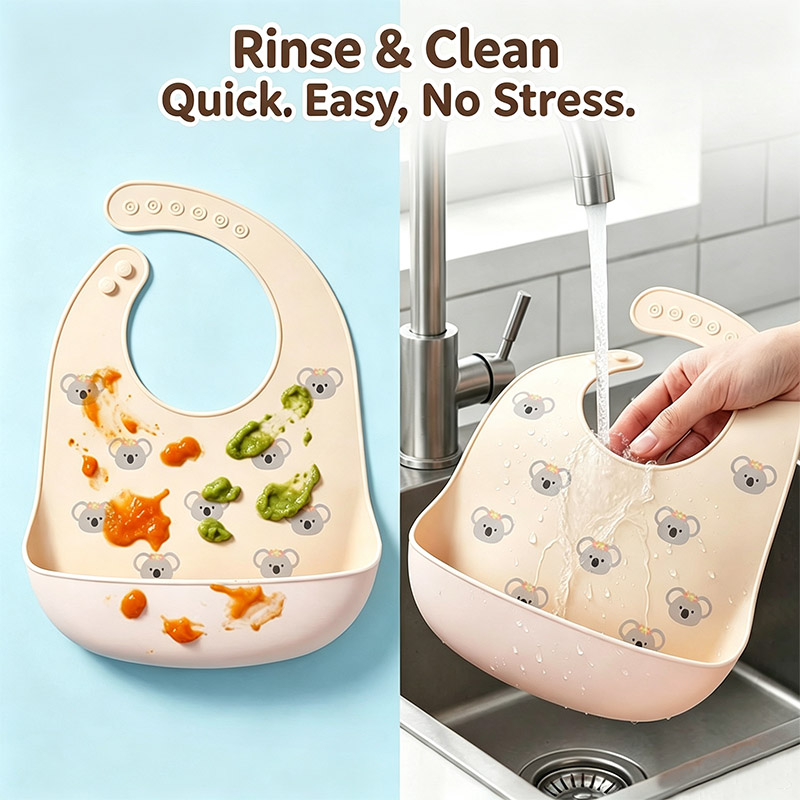 Bavaglino in silicone per l'al - Baby Food Eating recensione e prezzo