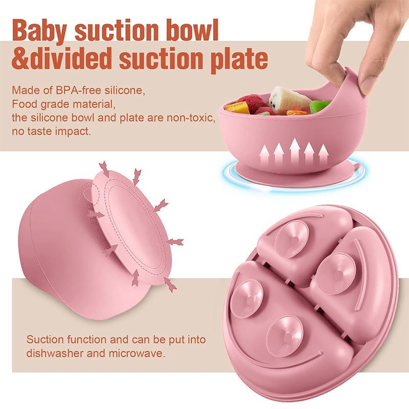 Set di stoviglie in silicone p - Baby Food Nutrition recensione e prezzo
