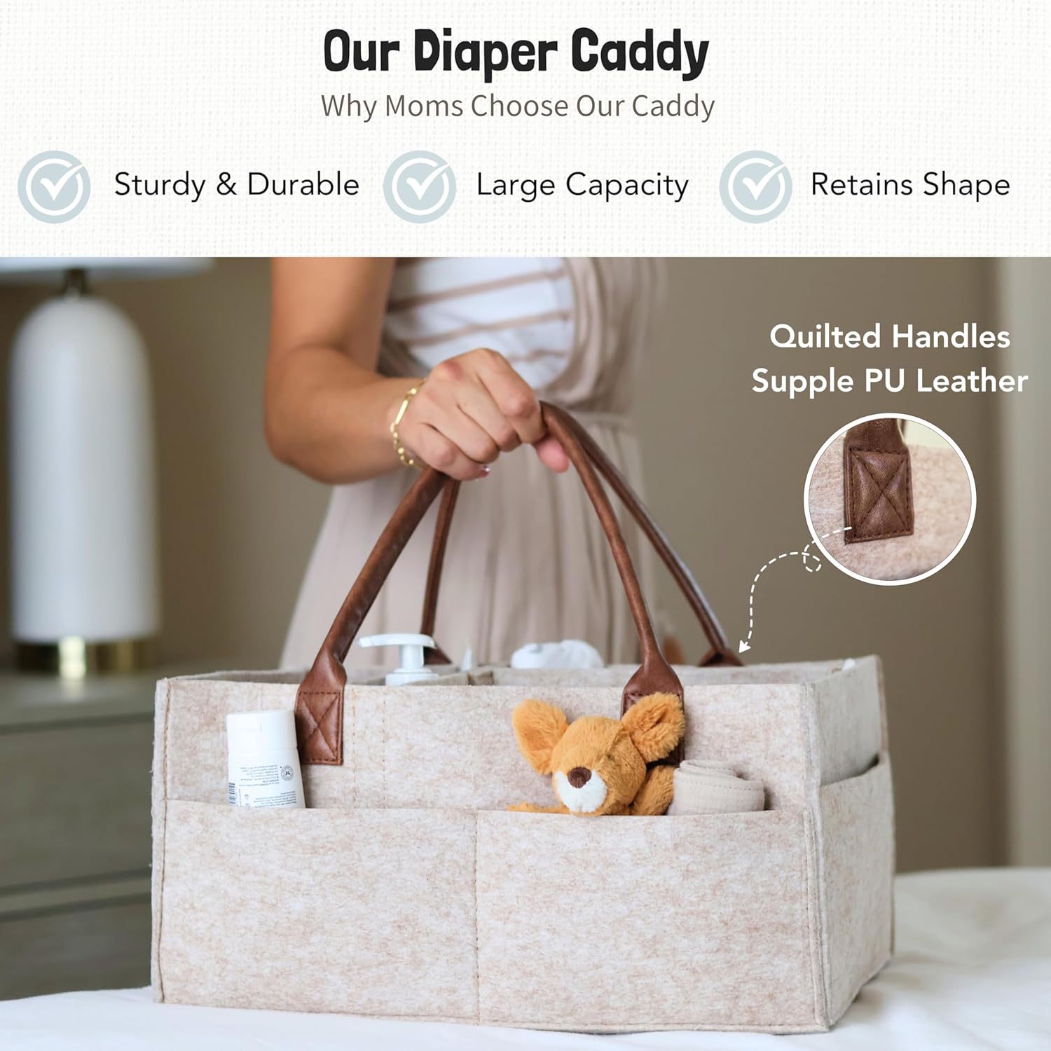 Cesto portaoggetti in feltro p - Baby Food Organizer recensione e prezzo