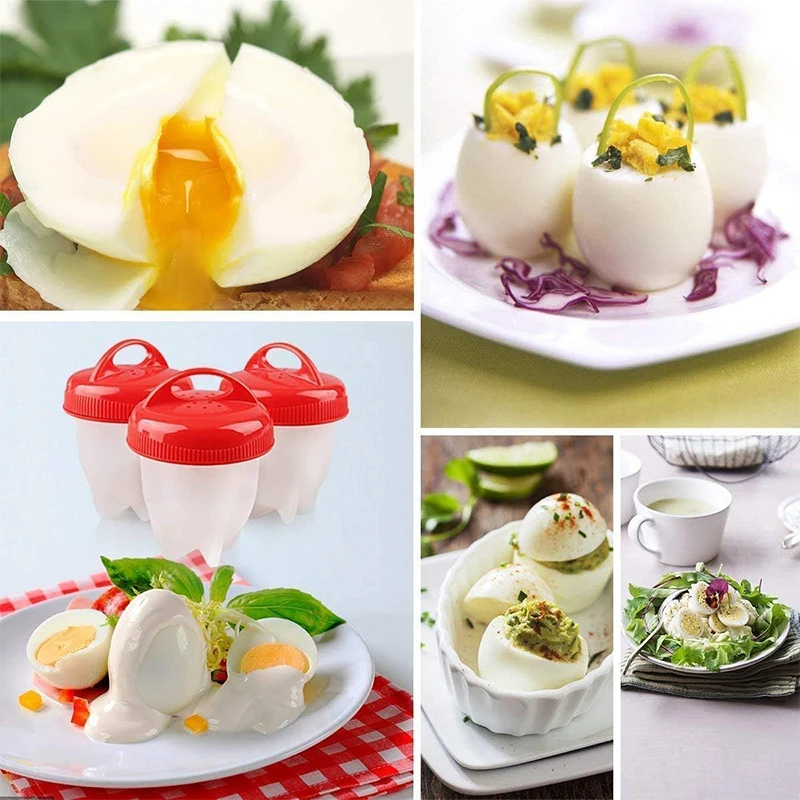 3/6pcs BPA Free Silicone Egg B - Baby Food Egg recensione e prezzo