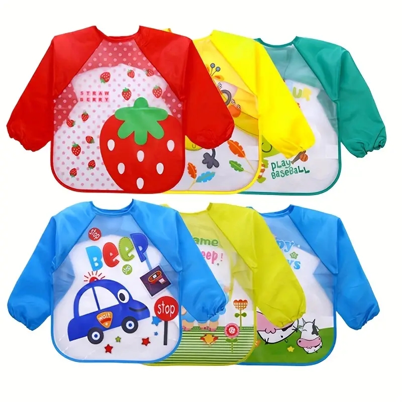 Bavaglini per bambini a manich - Baby Food Apron recensione e prezzo