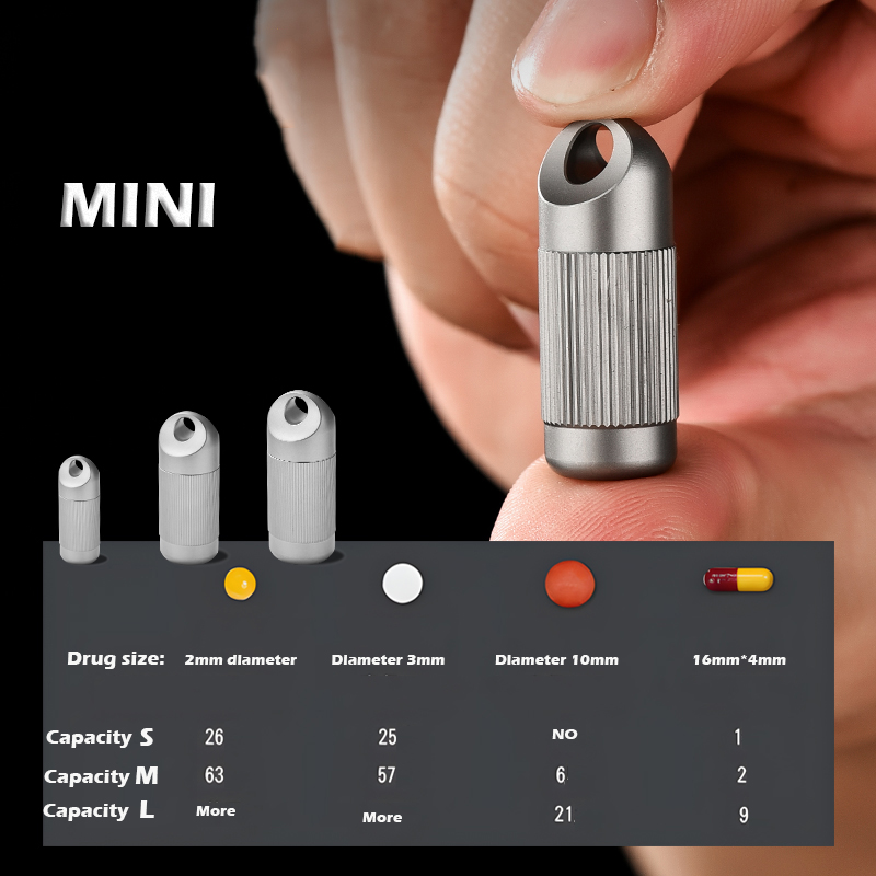 MINI portapillole in lega di t - First Food Jar recensione e prezzo