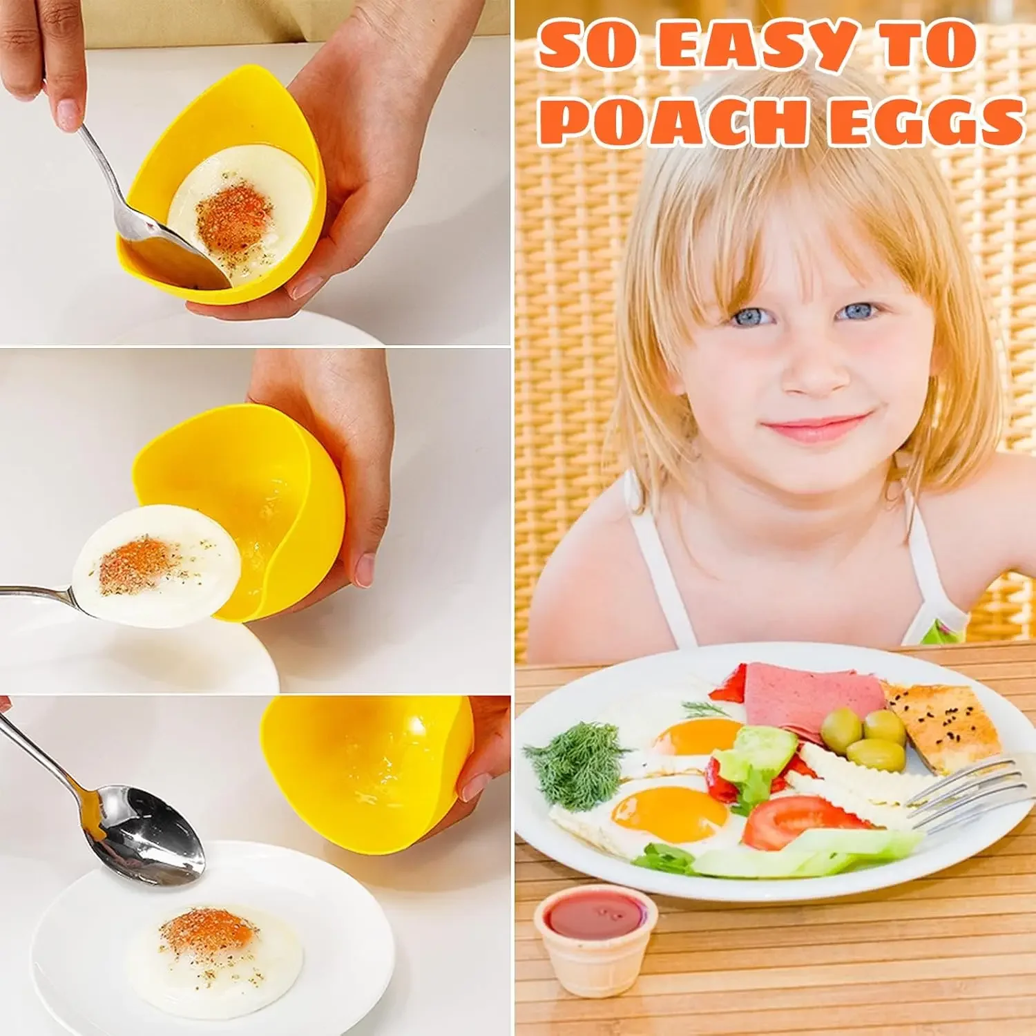 1/24pcs Silicone Uova Bracconi - Baby Food Egg recensione e prezzo
